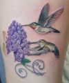 hummingbird tats images on leg